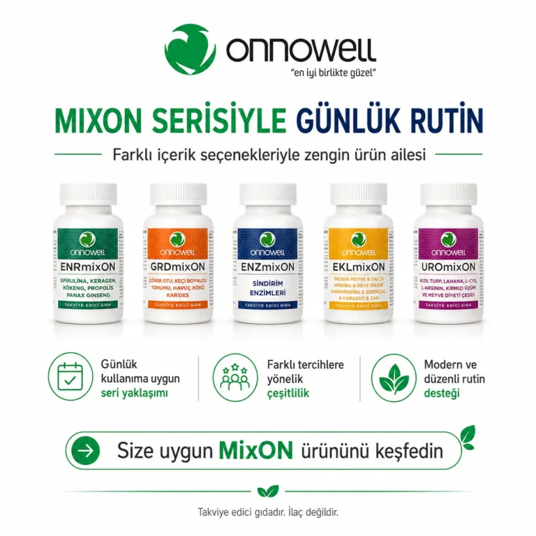 gunluk rutine uygun mixon serisi