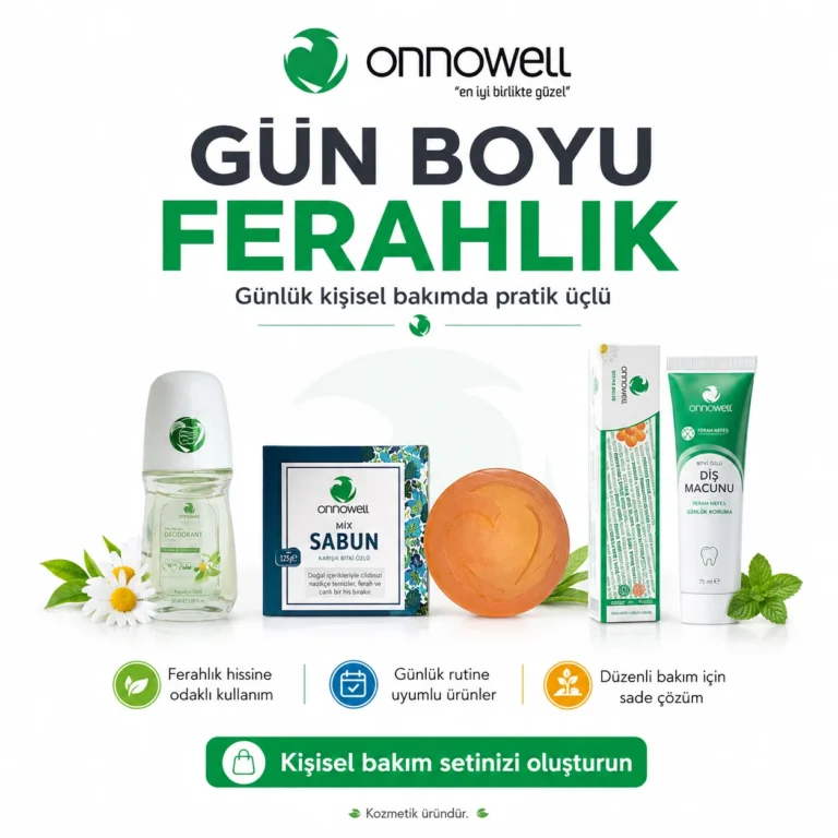 gun boyu ferahlik kisisel bakim seti