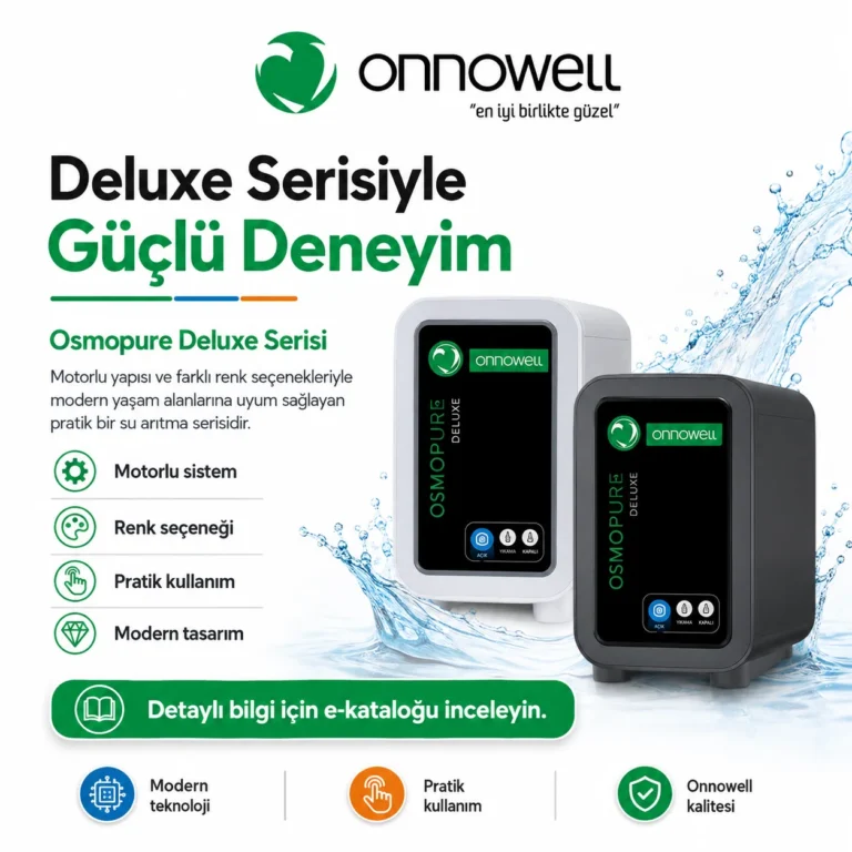 onnowell deluxe su aritma tanitimi