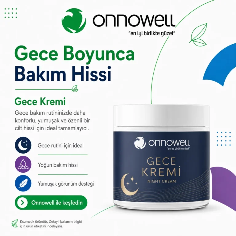 onnowell gece bakim ritueli