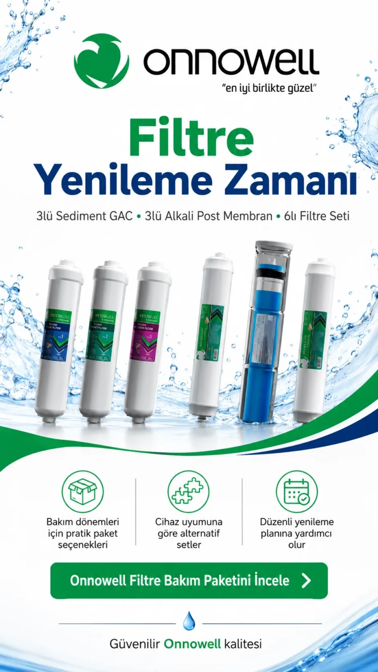 onnowell filtre yenileme zamani