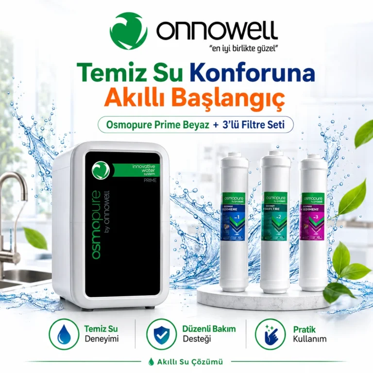 onnowell temiz su konforu