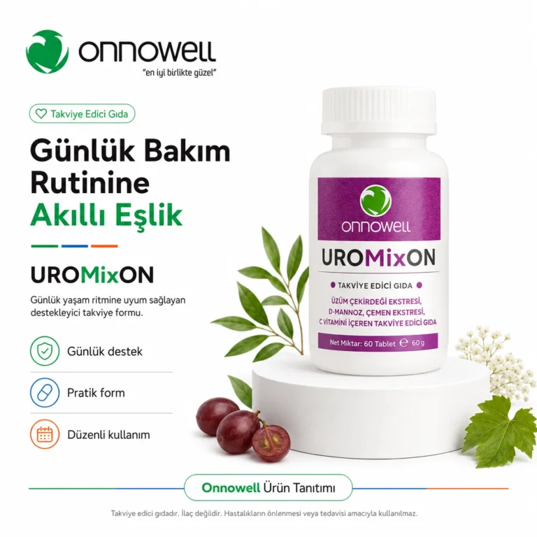 onnowell uromixon gunluk bakim rutini