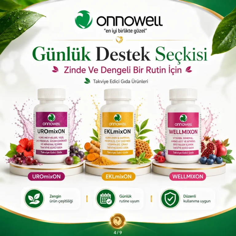 onnowell gunluk destek seckisi