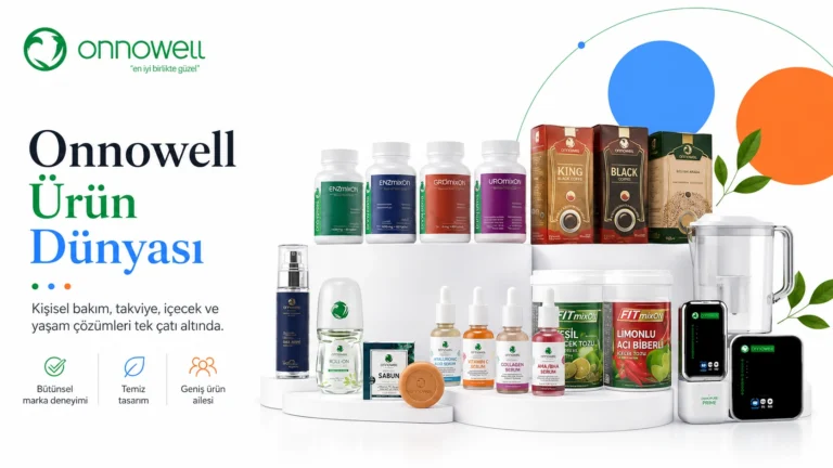 onnowell ürün dünyası tanıtımı